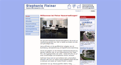 Desktop Screenshot of fleiner-hausverwaltung.de